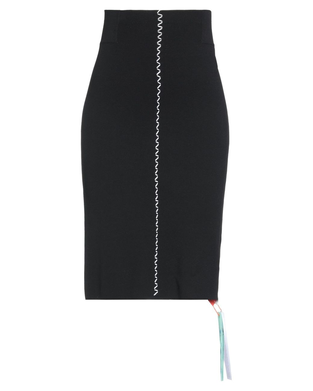 Off-White c/o Virgil Abloh Black Midi Skirt