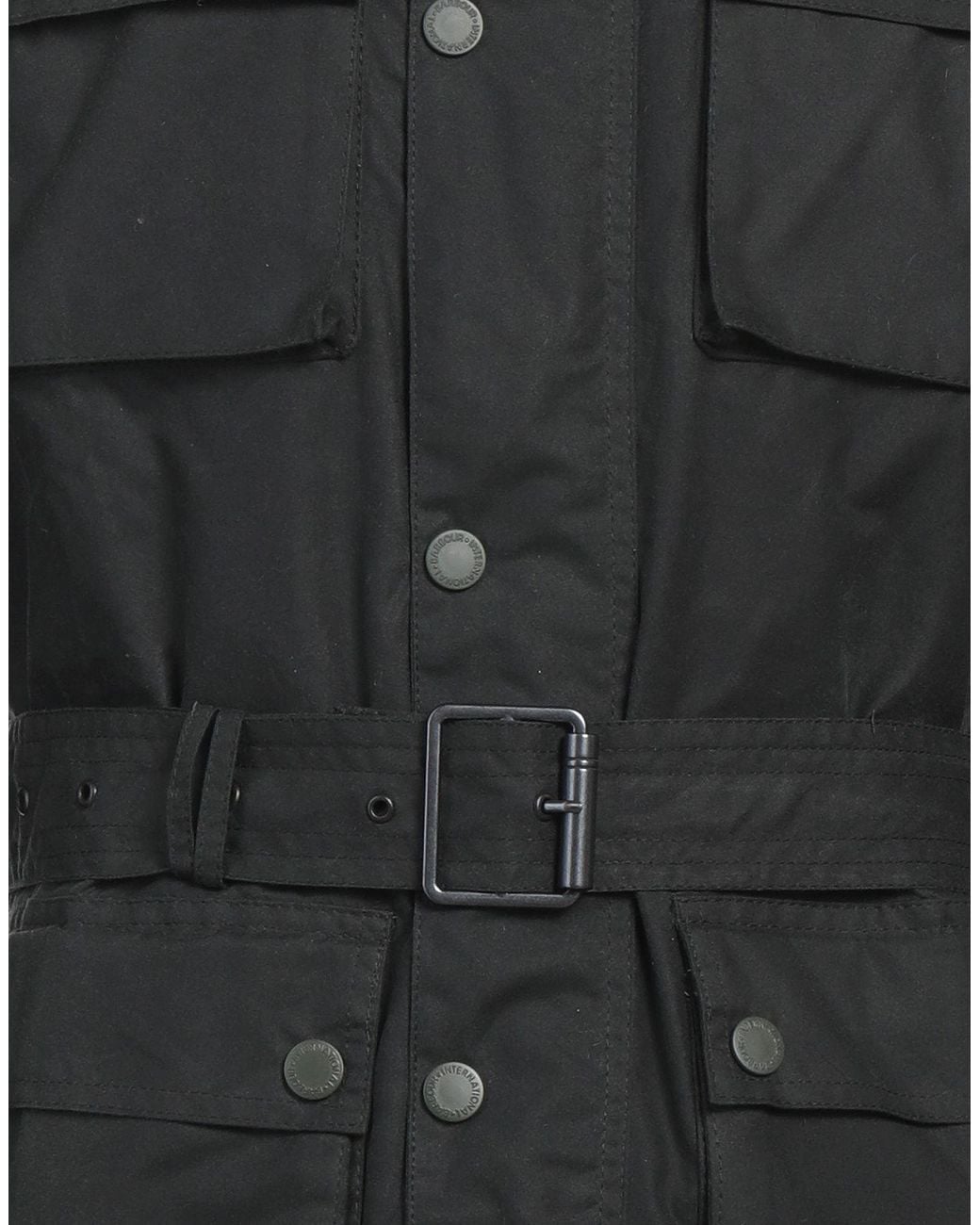Barbour Black Dark Jacket Cotton for men