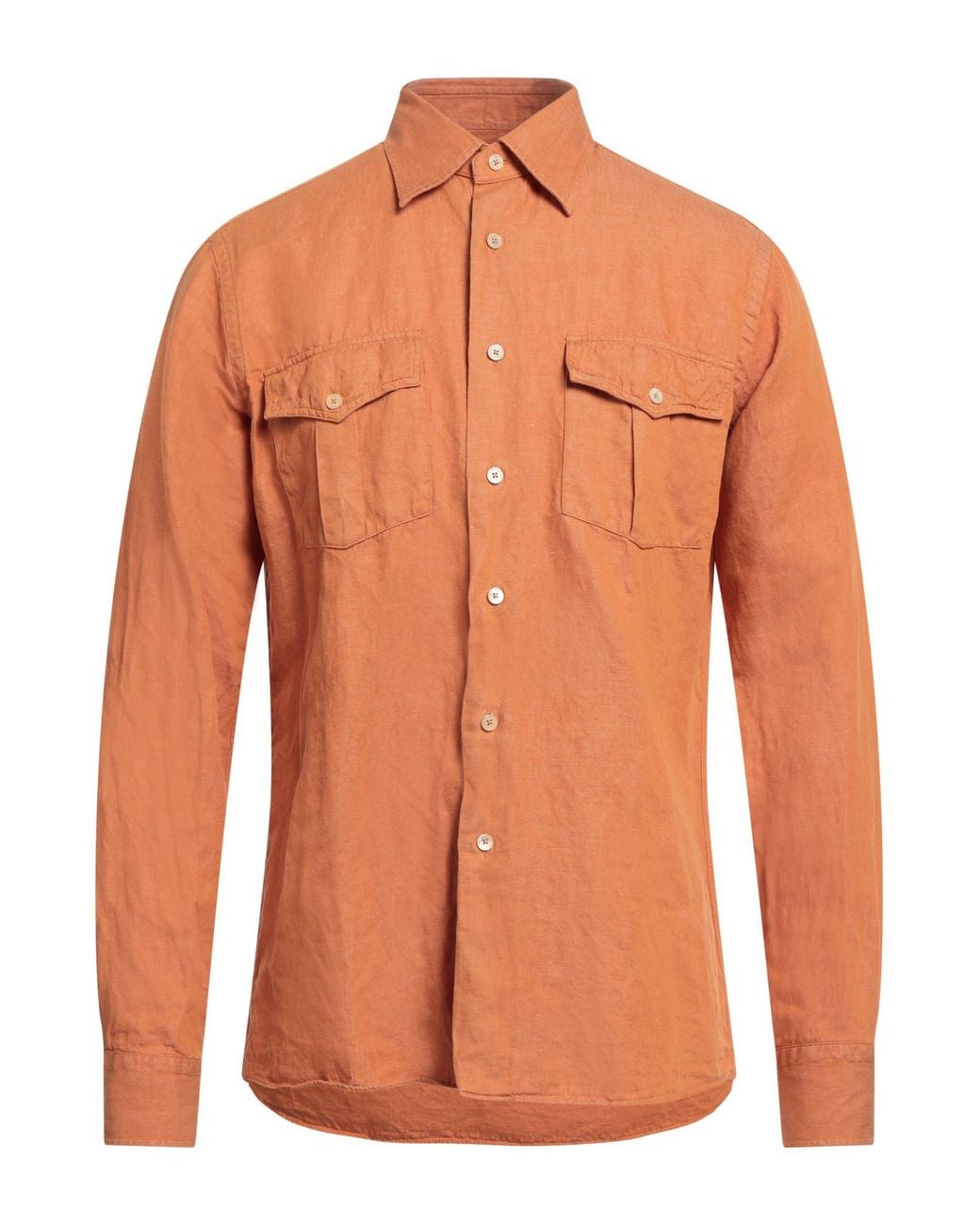 Alessandro Gherardi Orange Shirt for men