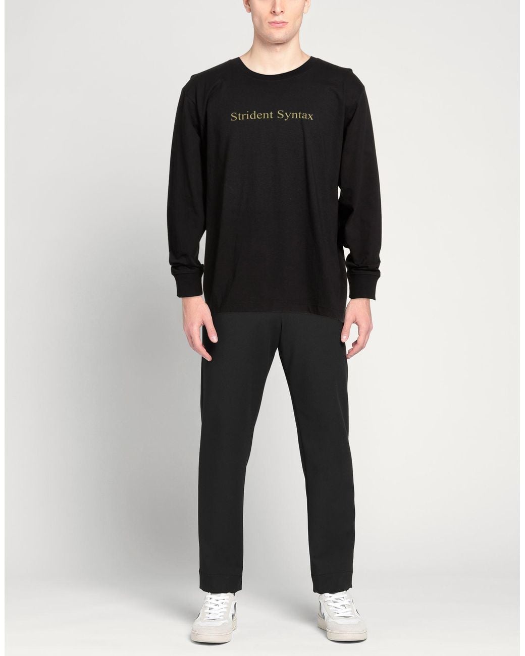GR10K Black T-Shirt Cotton for men