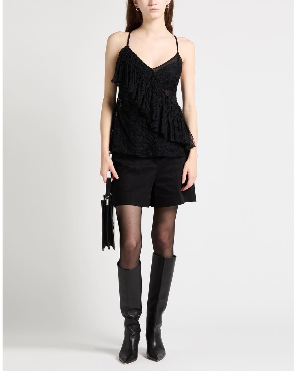 Dondup Black Top Polyamide, Polyester