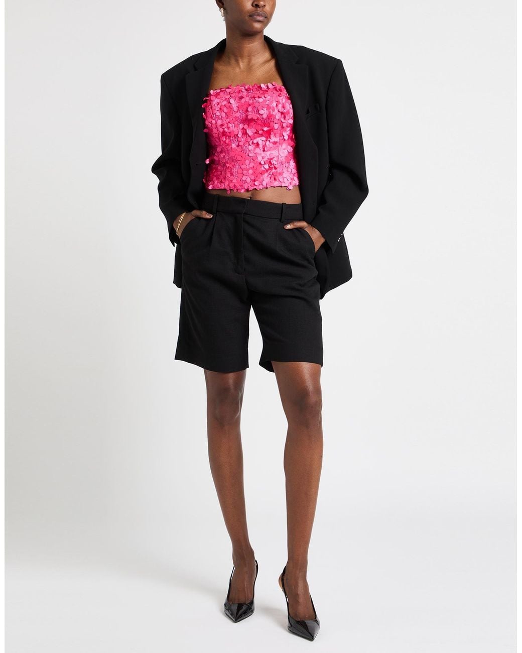 Camilla Pink Top Polyester, Elastane