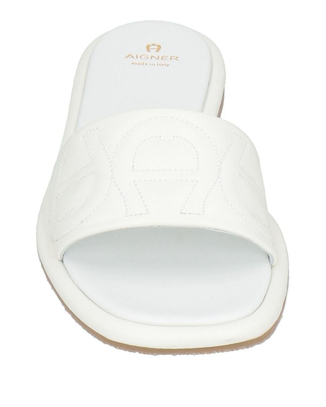 Aigner White Sandals