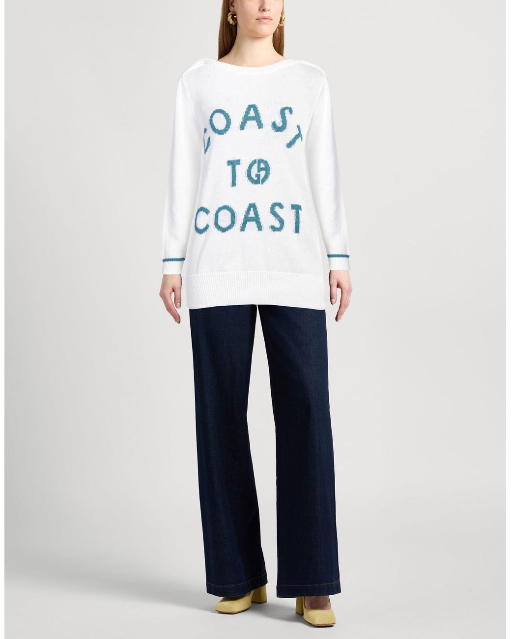 Pullover di Giorgio Armani in White