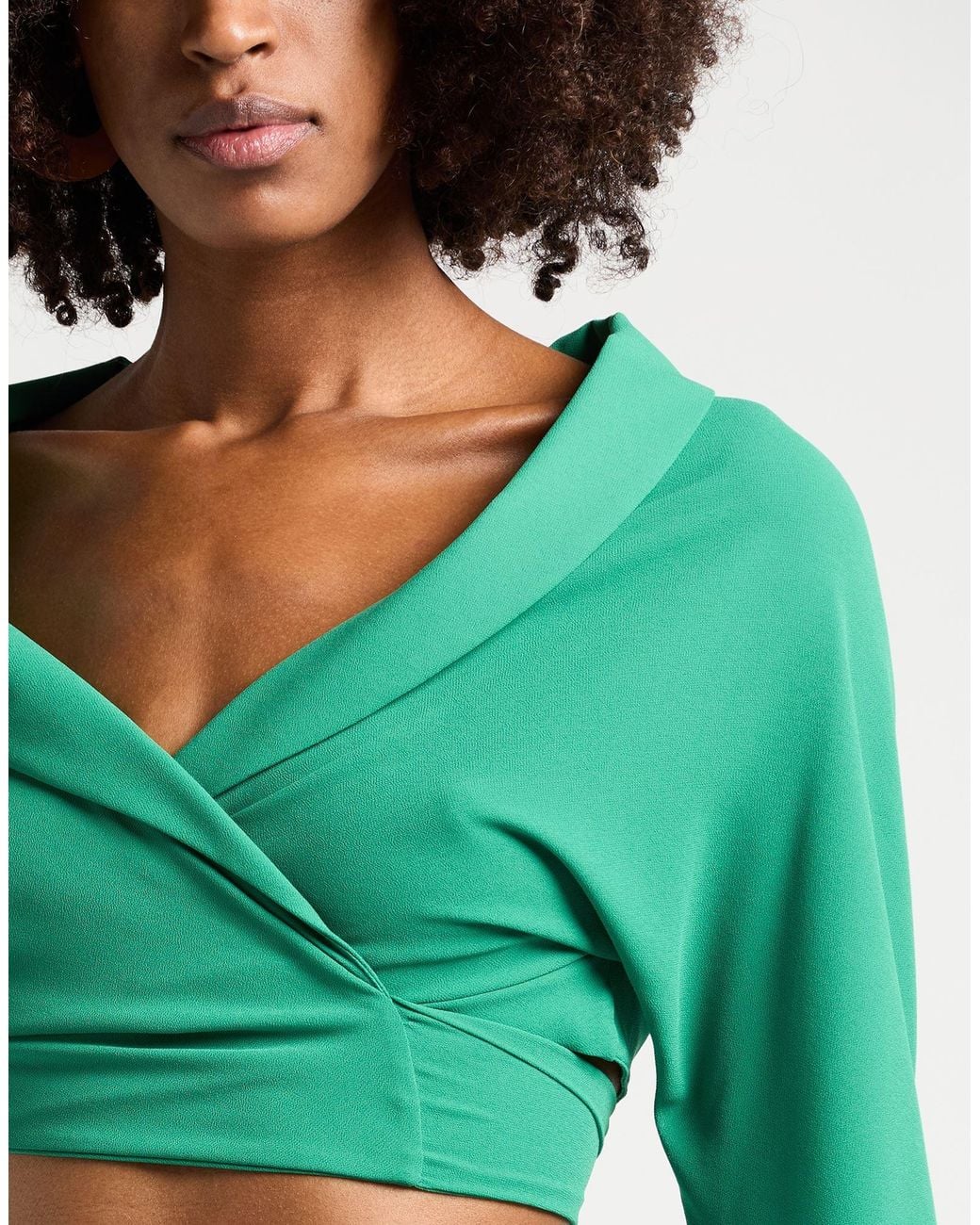 Rebel Queen Green Top Polyester