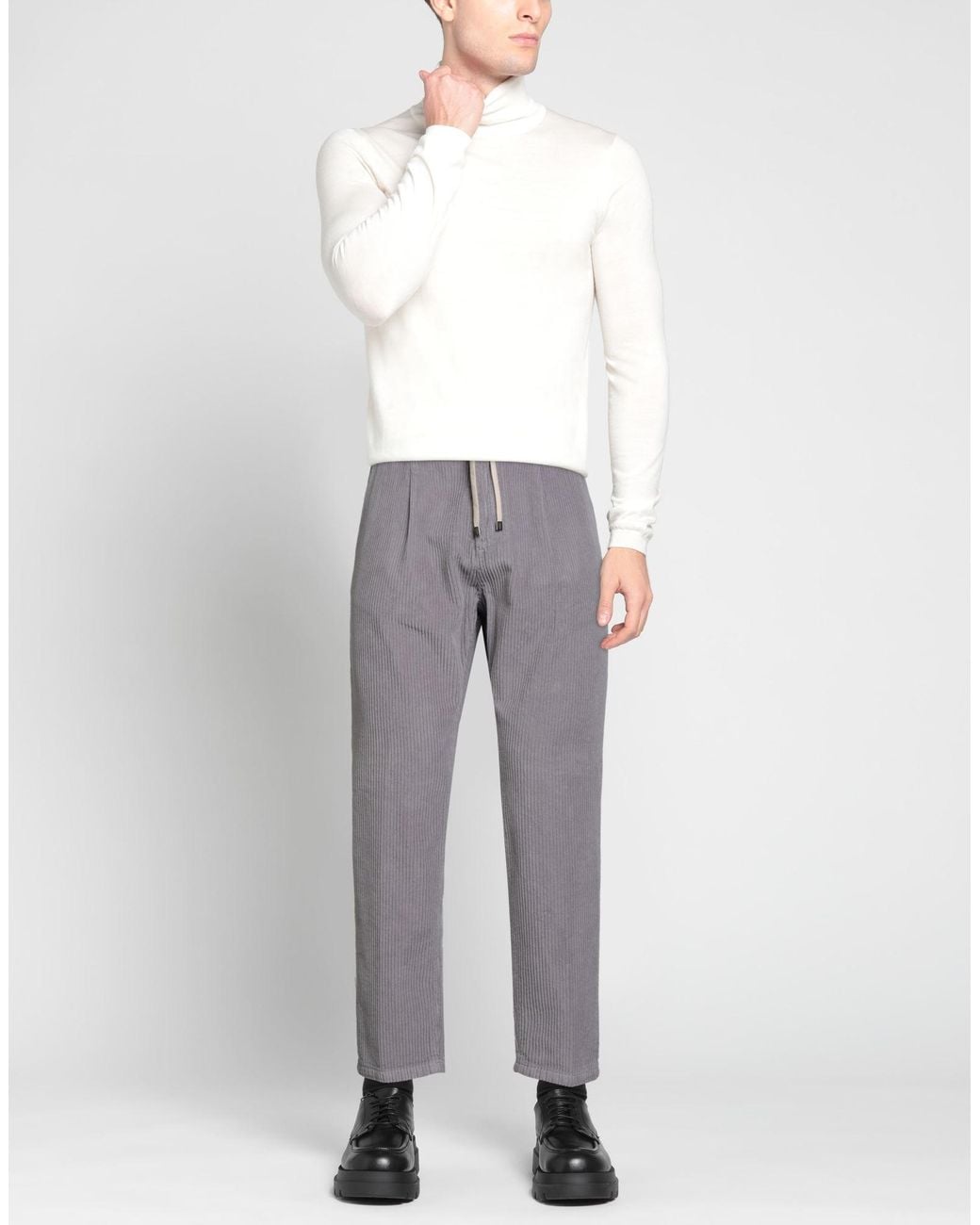 Pantalone di Cruna in Gray da Uomo