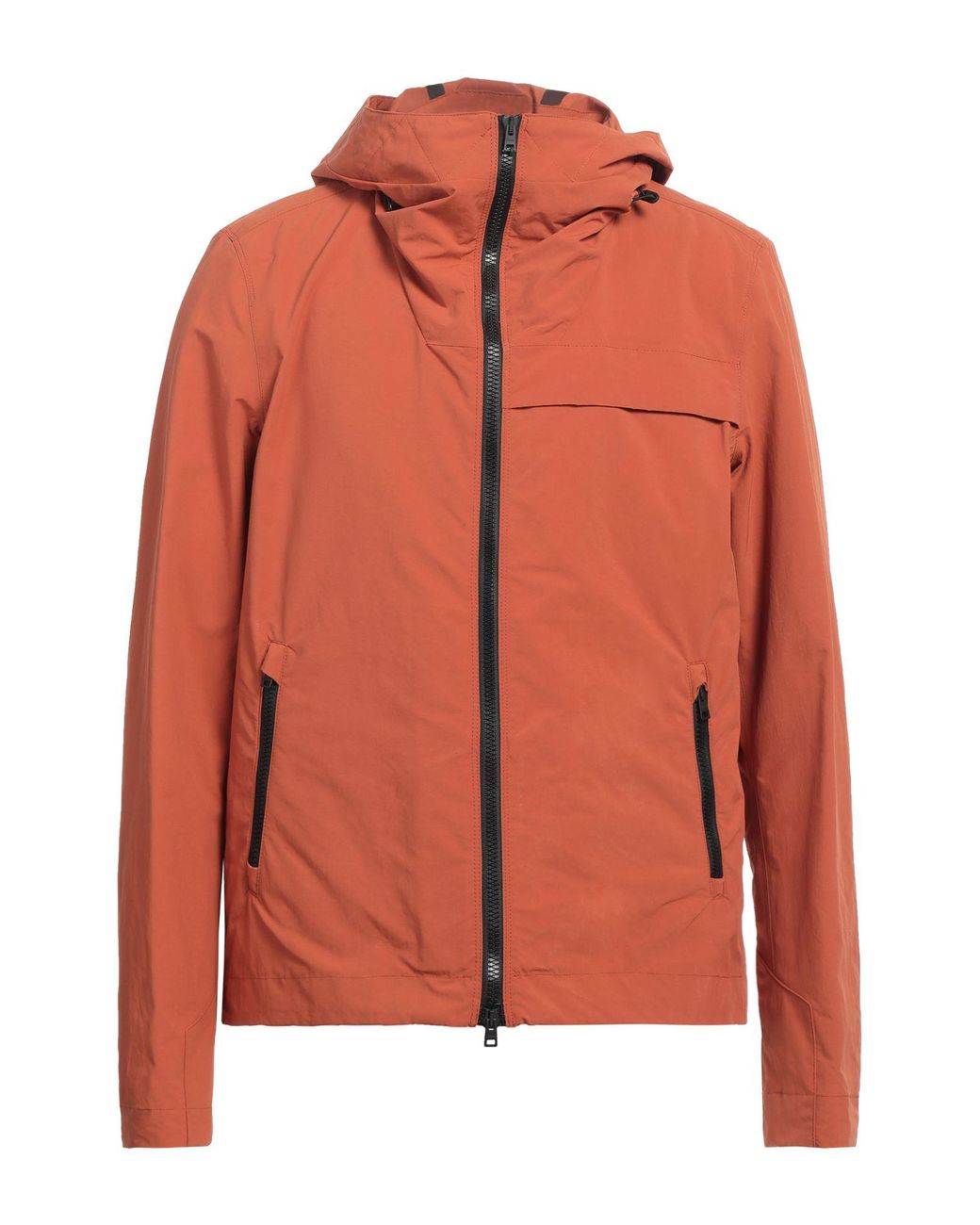 Herno Orange Rust Jacket Polyester, Polyamide, Elastane for men