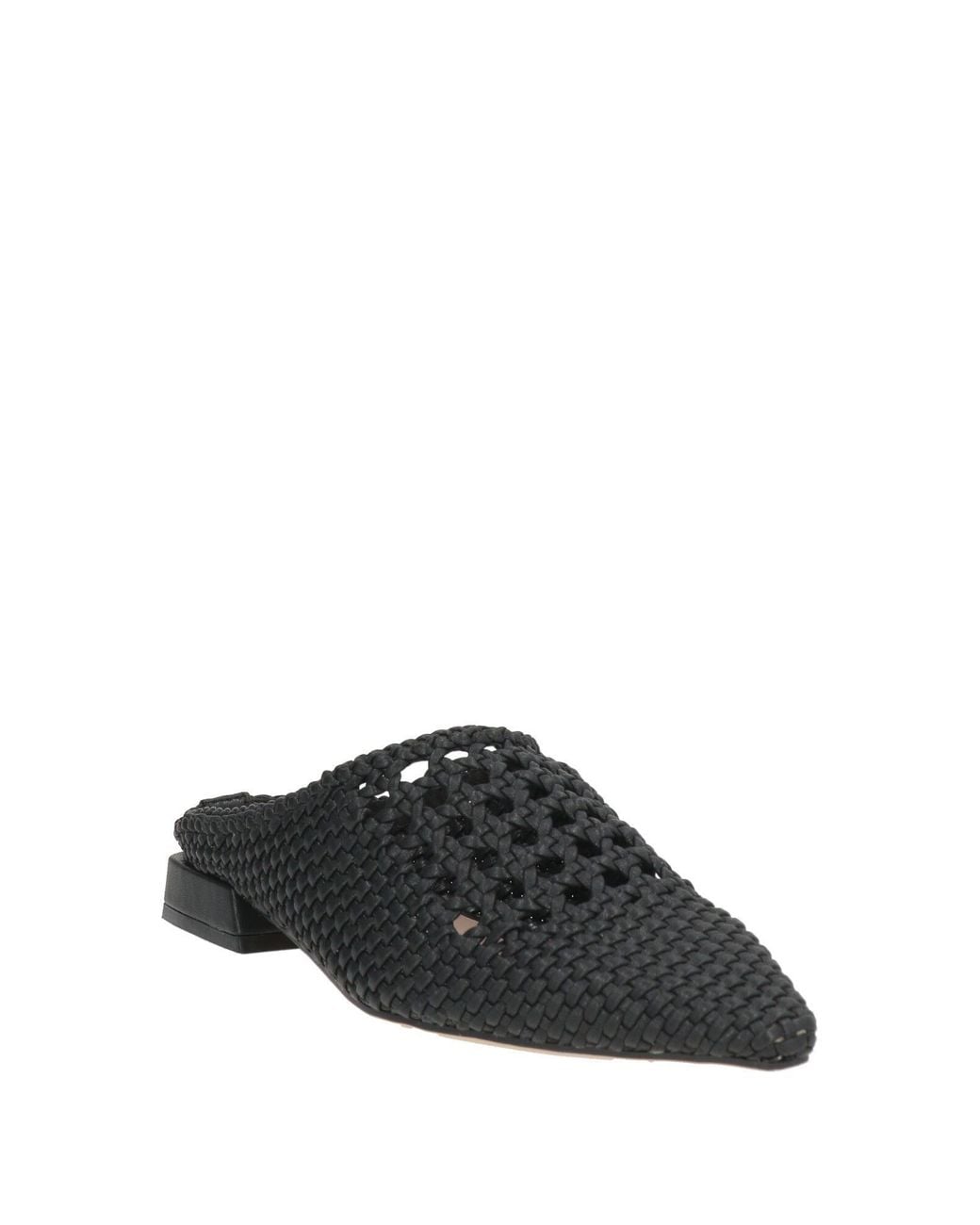 Tosca Blu Black Mules & Clogs Textile Fibers