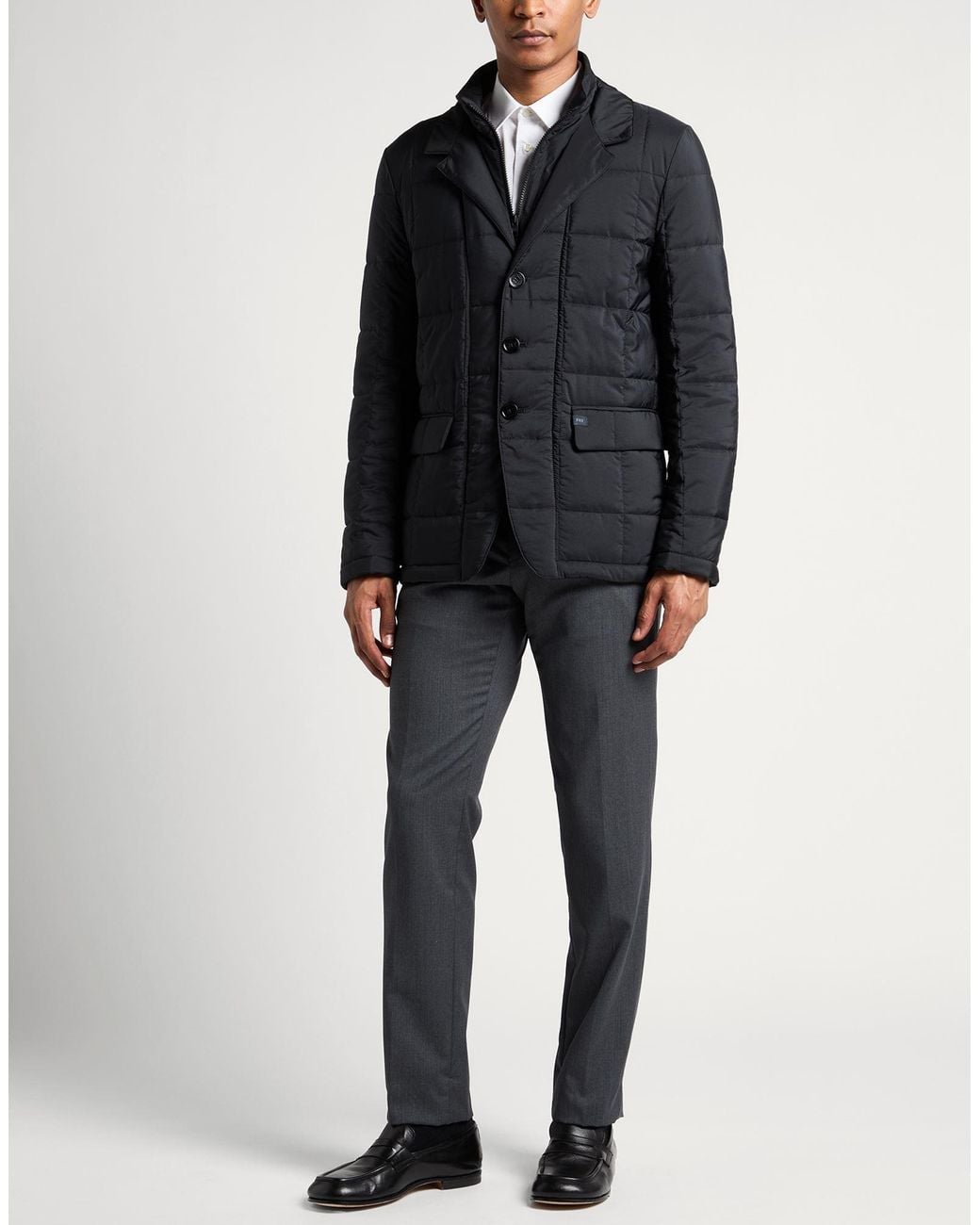 Fay Black Puffer for men