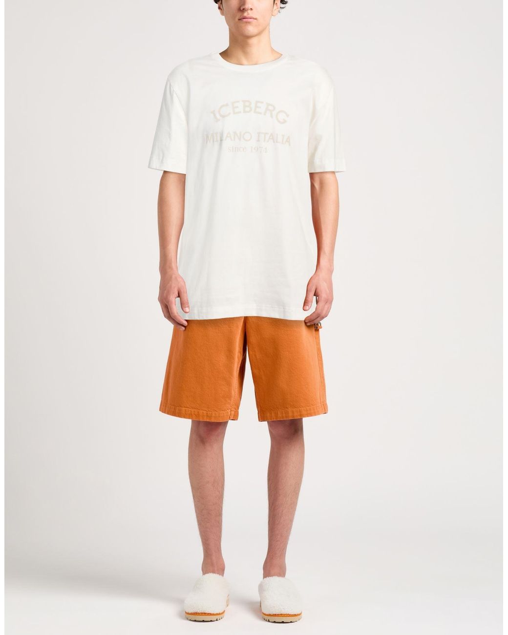 Iceberg White T-shirt for men
