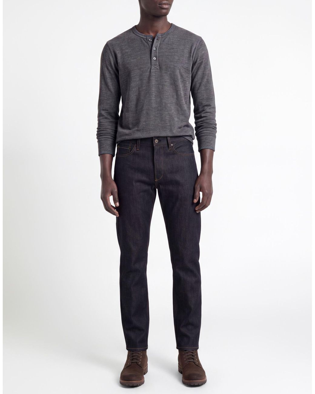 Rag & Bone Gray Jeans Cotton, Polyurethane for men