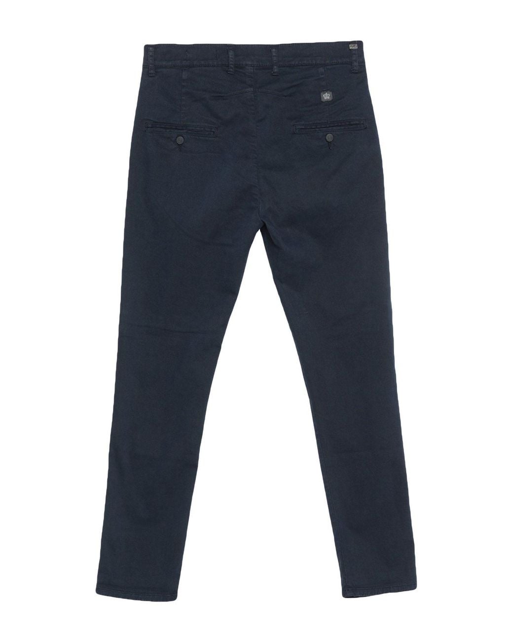 Daniele Alessandrini Blue Midnight Pants Cotton, Elastane for men