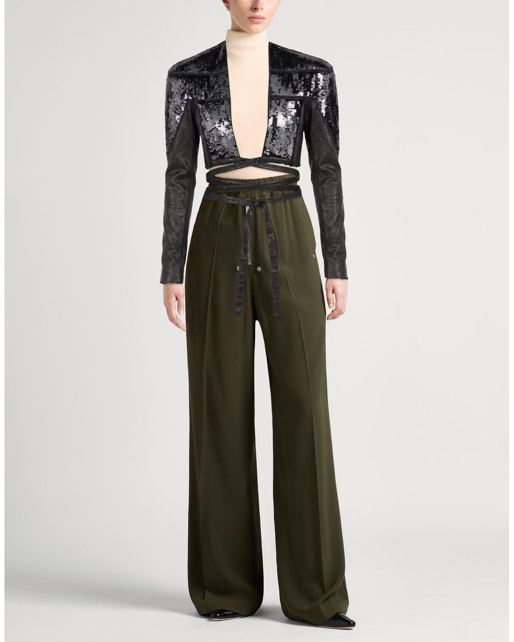 Rick Owens Black Denim Outerwear Cotton