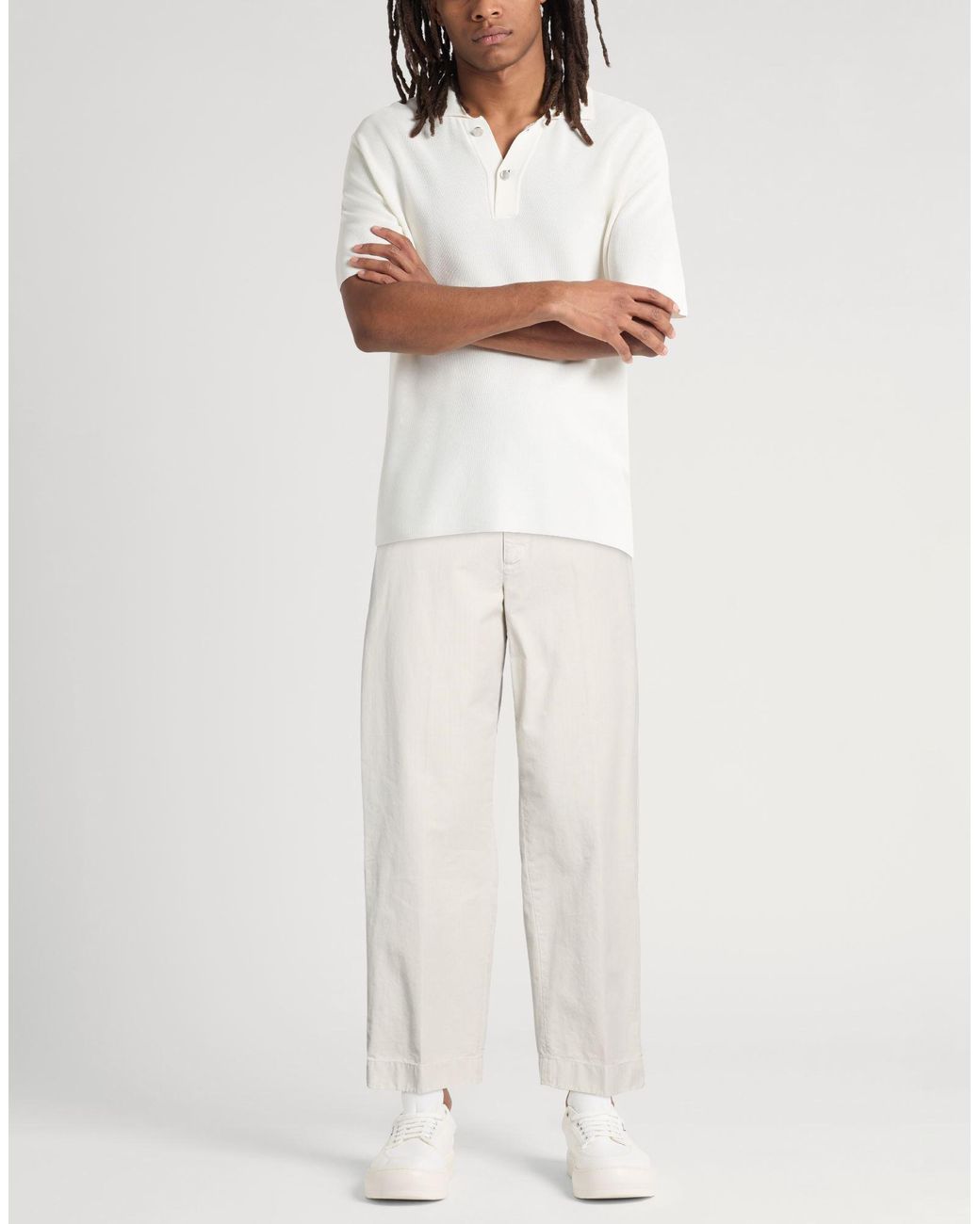 Department 5 White Trouser for men