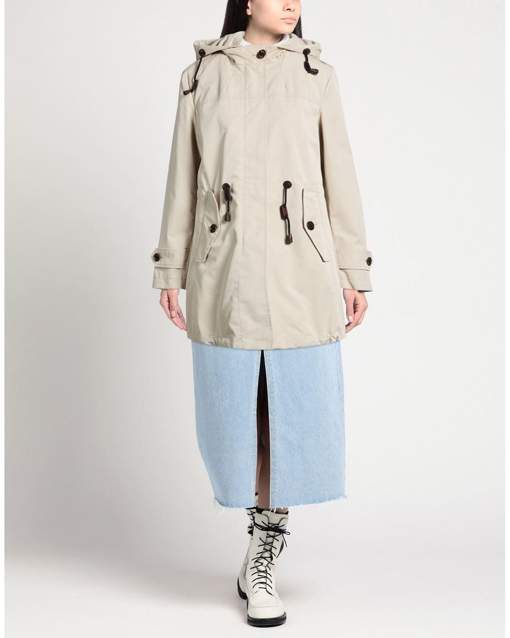 Sealup Natural Overcoat & Trench Coat Cotton, Polyamide