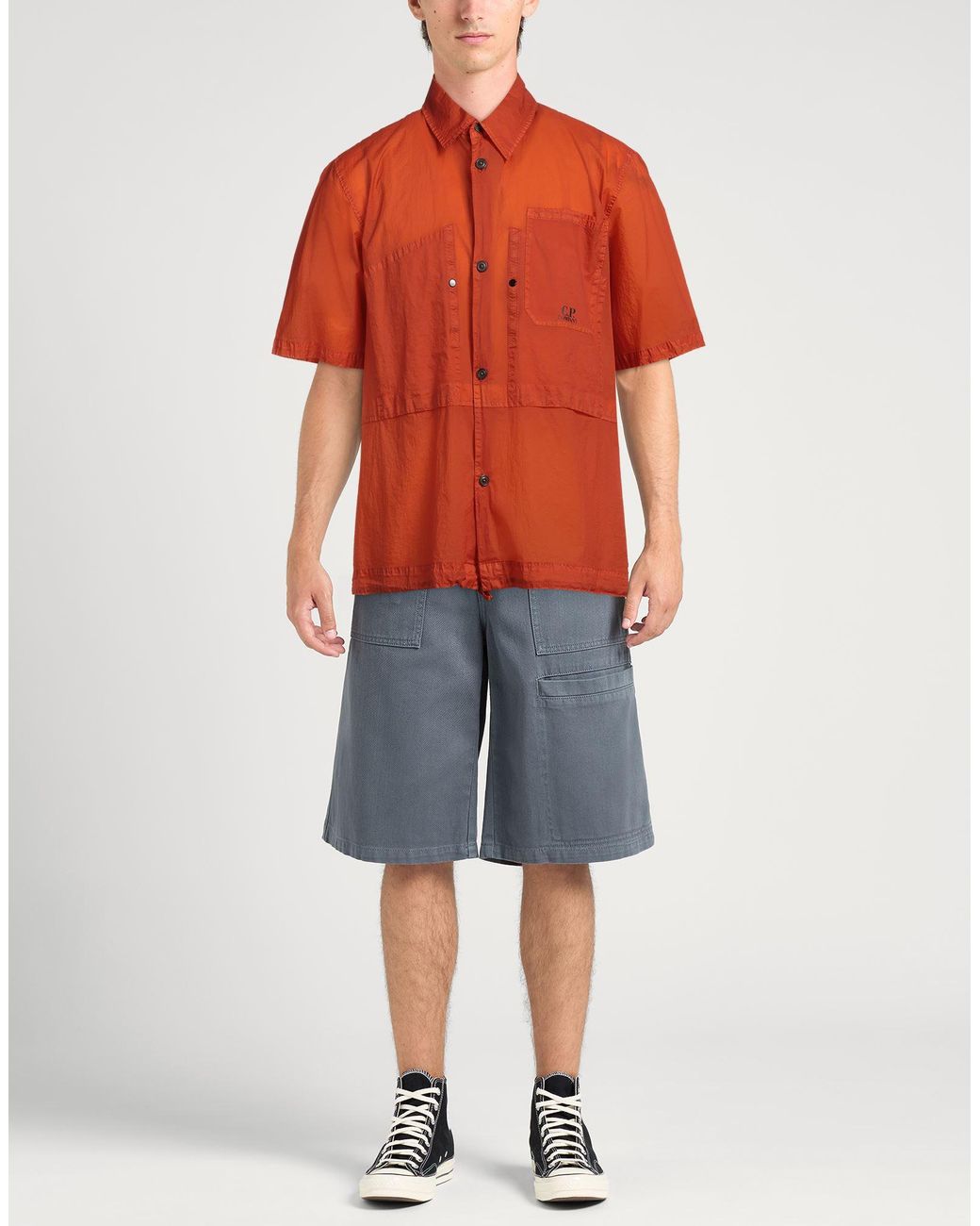 C P Company Orange Shirt for men