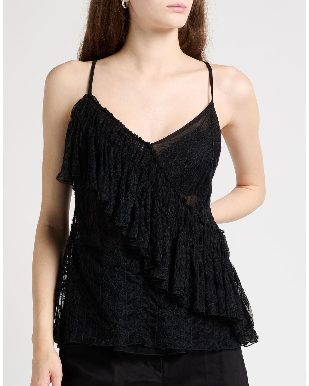 Dondup Black Top Polyamide, Polyester