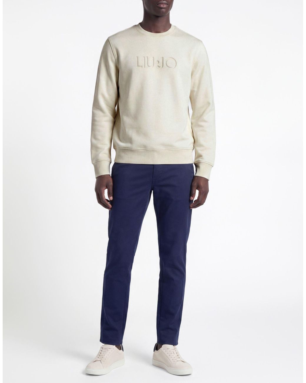 Liu Jo White Sweatshirt for men