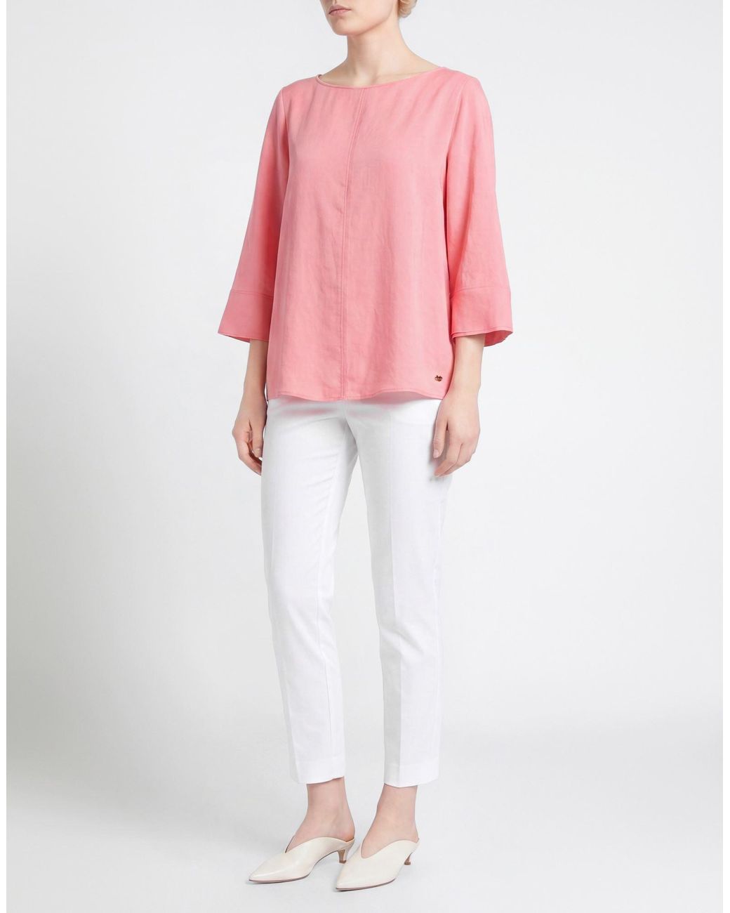 Marc Cain Pink Top Recycled Polyester, Polyester
