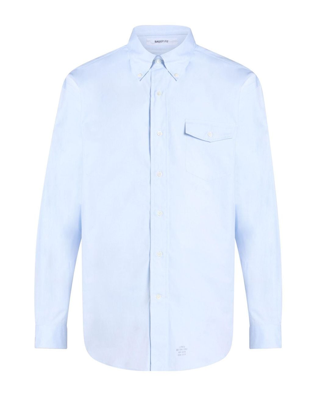 J.Press Blue Shirt Cotton for men