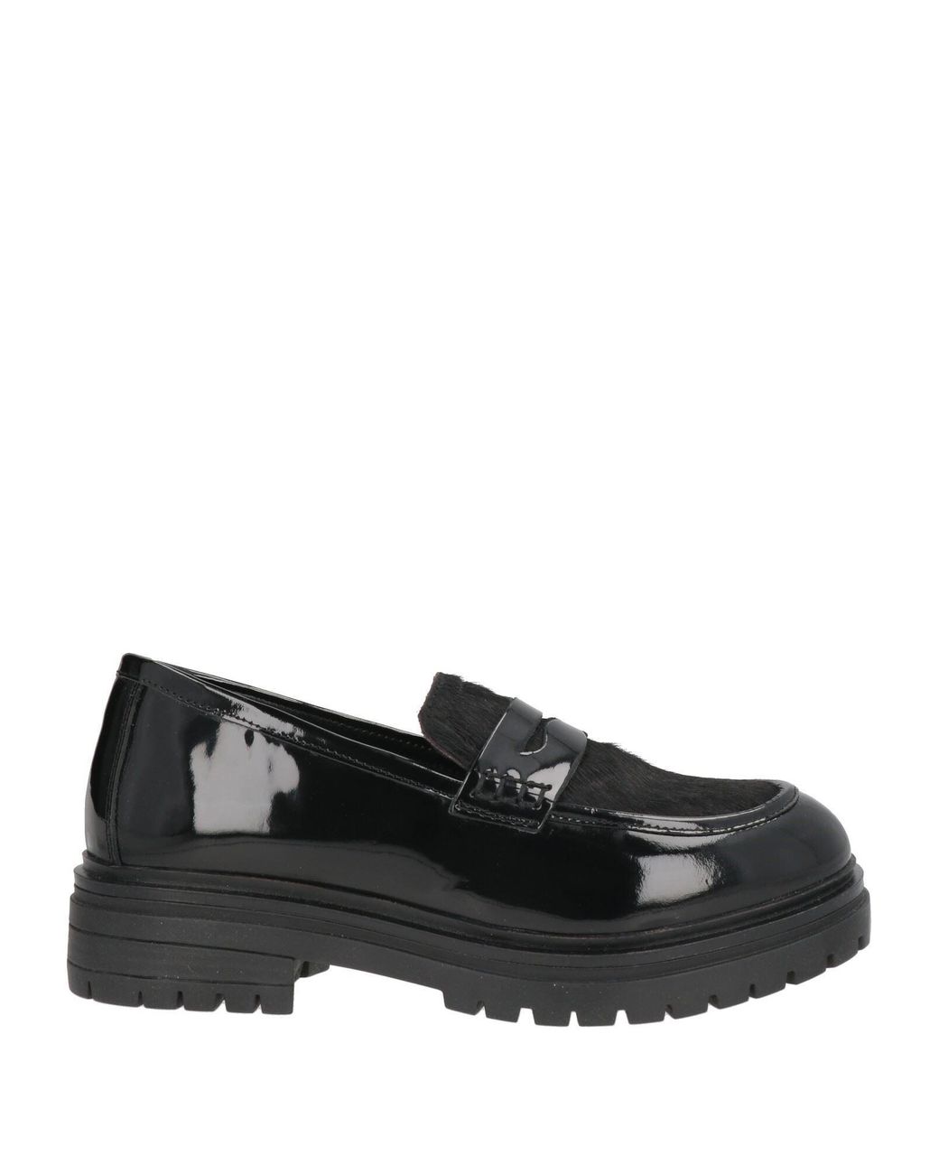 Emanuélle Vee Black Loafers Leather