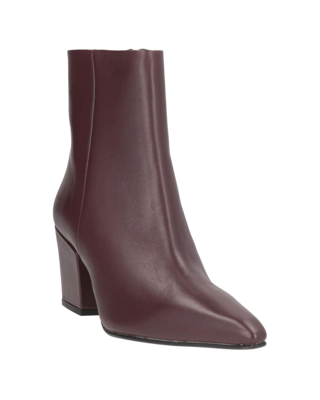 Bianca Di Purple Ankle Boots Leather