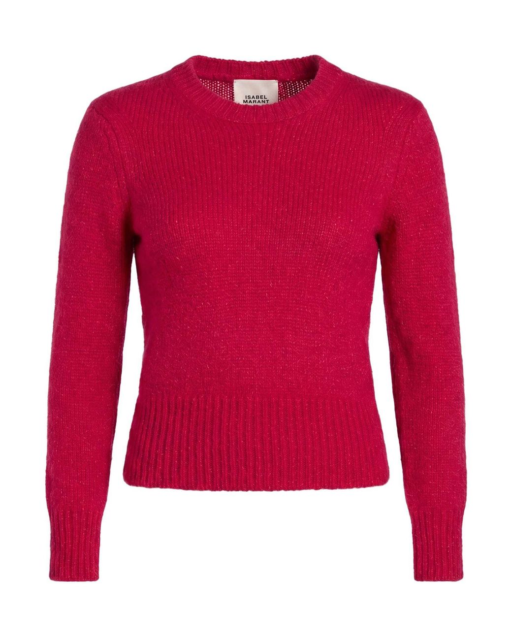 Isabel Marant Red Fuchsia Sweater Baby Alpaca Wool, Merino Wool, Polyamide