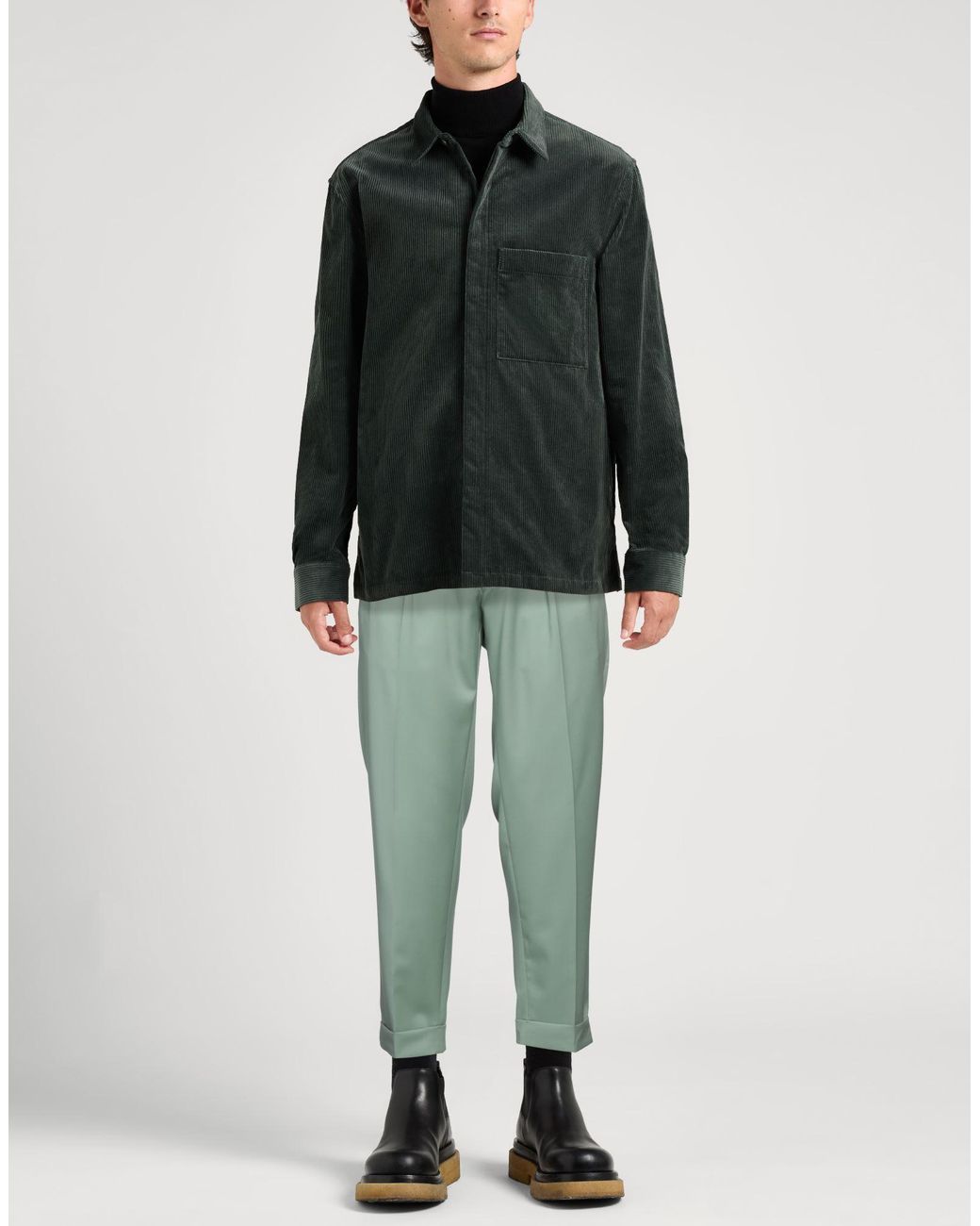 Michael Coal Green Trouser for men