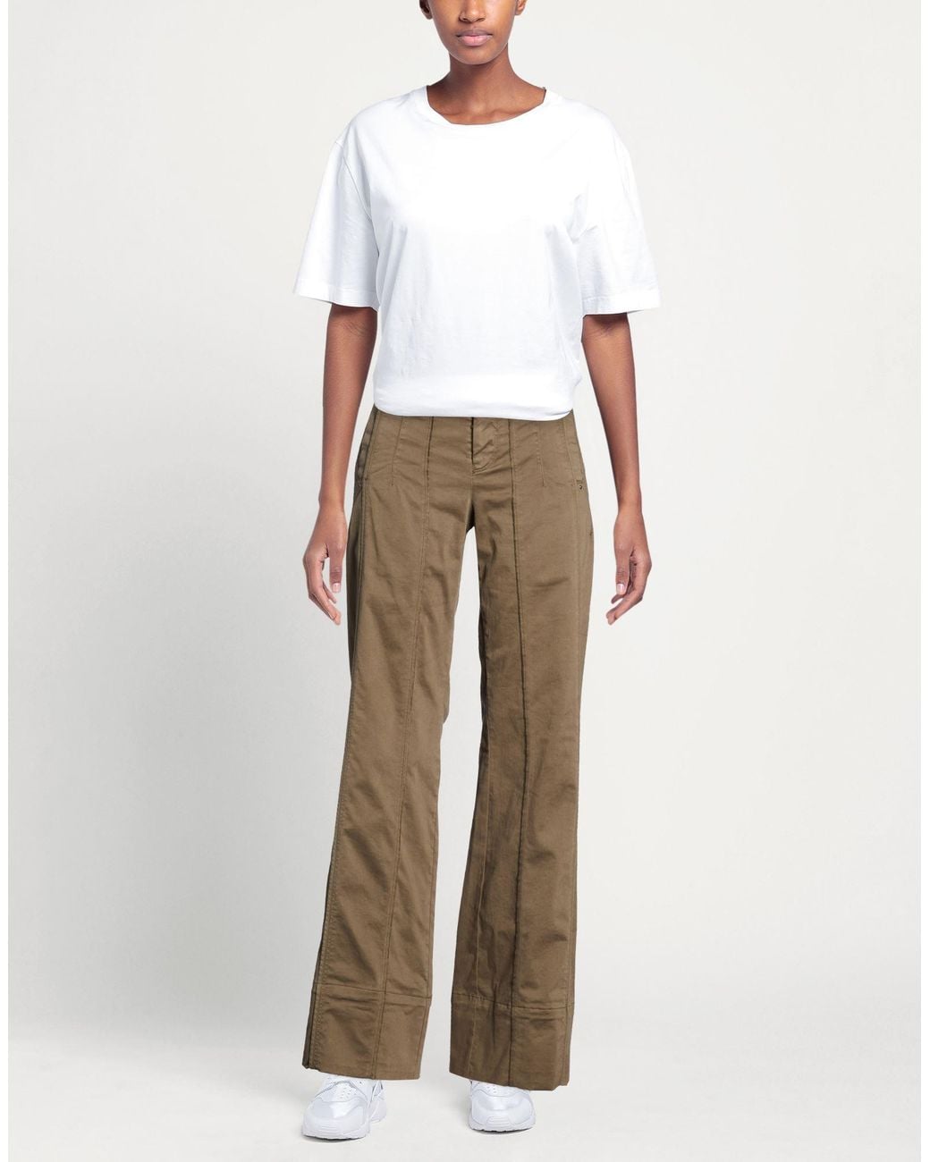 High Natural Use Military Pants Cotton, Elastane