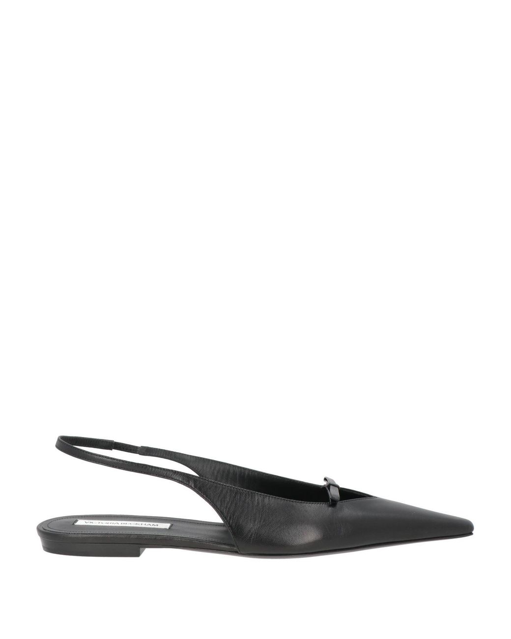Victoria Beckham White Ballet Flats Kidskin