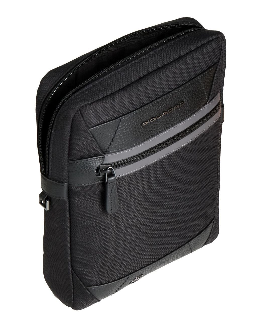 Borse A Tracolla di Piquadro in Black da Uomo