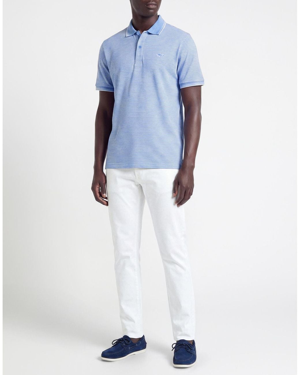 Paul & Shark Blue Polo Shirt Cotton for men