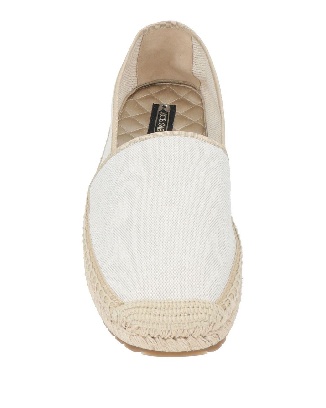 Dolce & Gabbana White Espadrilles for men