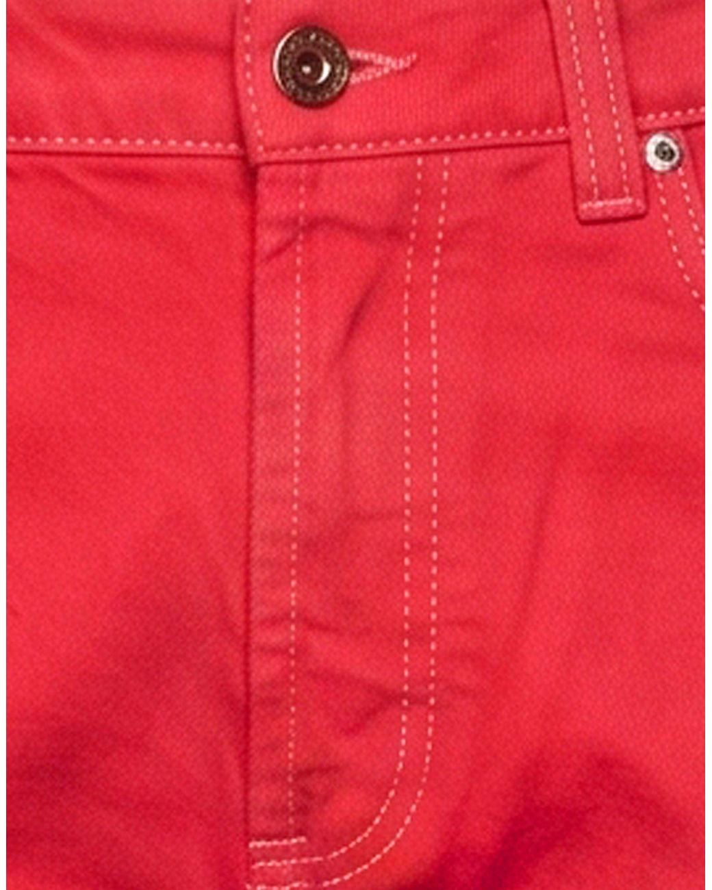 Versace Red Jeans for men