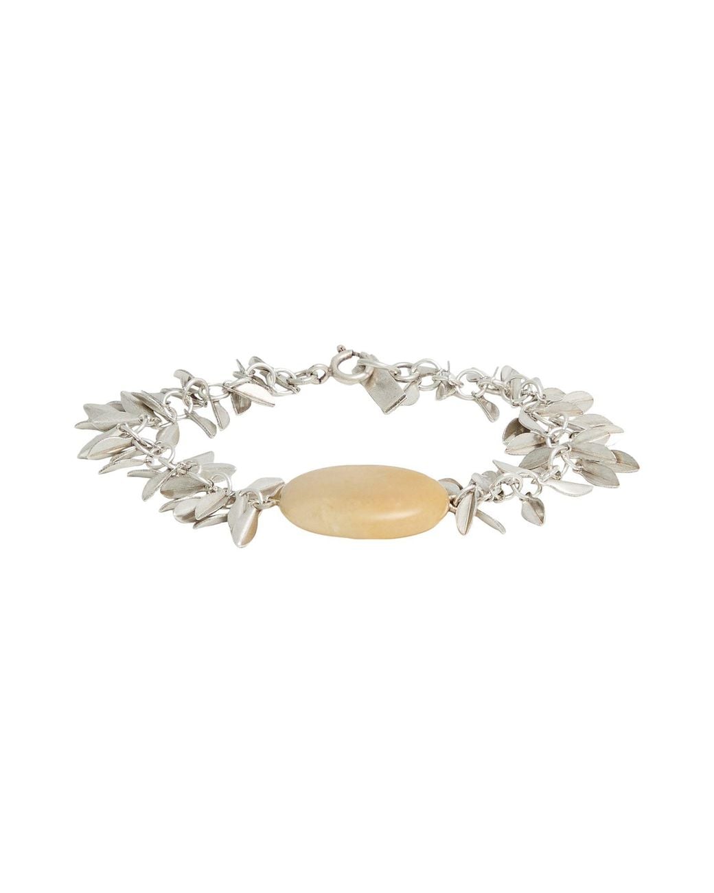 Isabel Marant White Bracelet Metal, Stone
