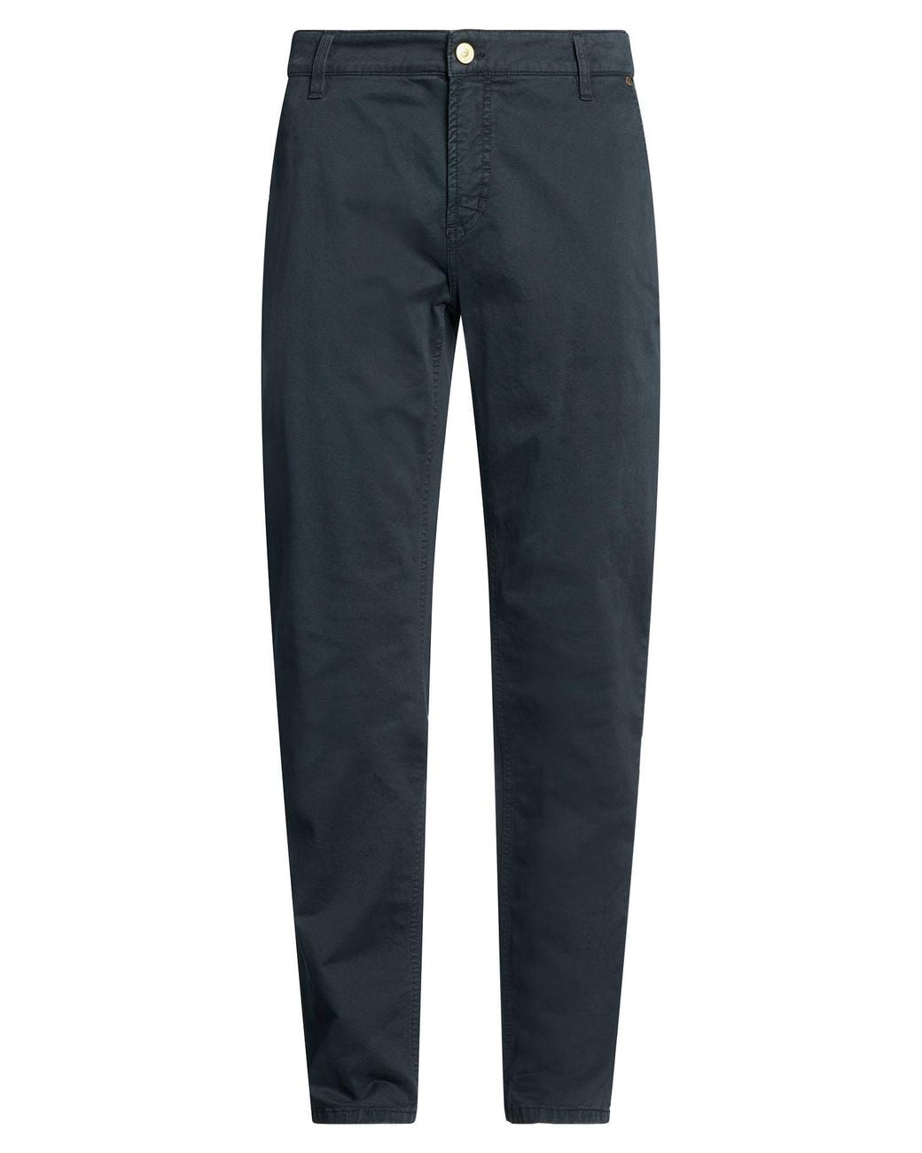 Jeckerson Blue Pants Cotton, Elastane for men