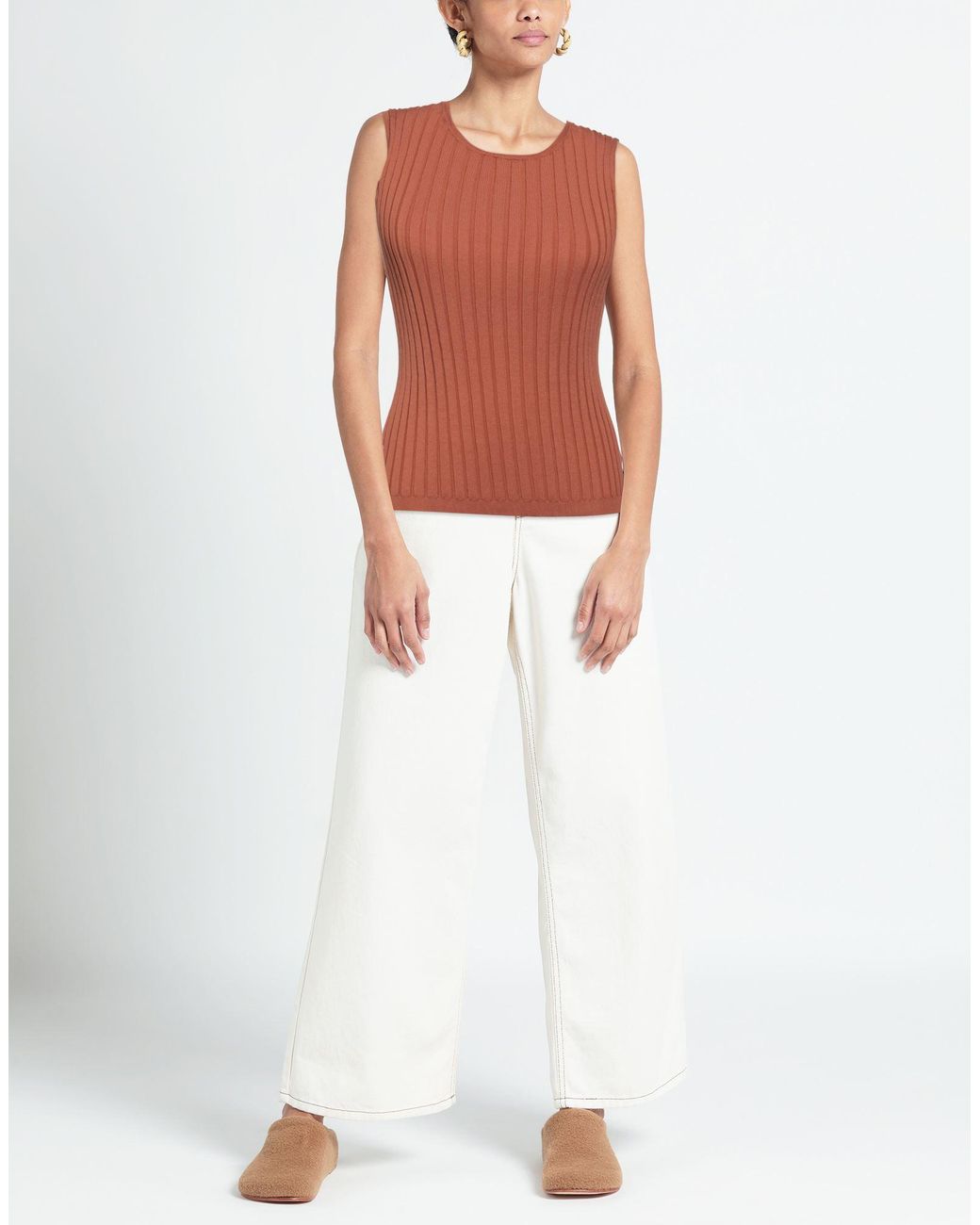 Top di Aspesi in Brown