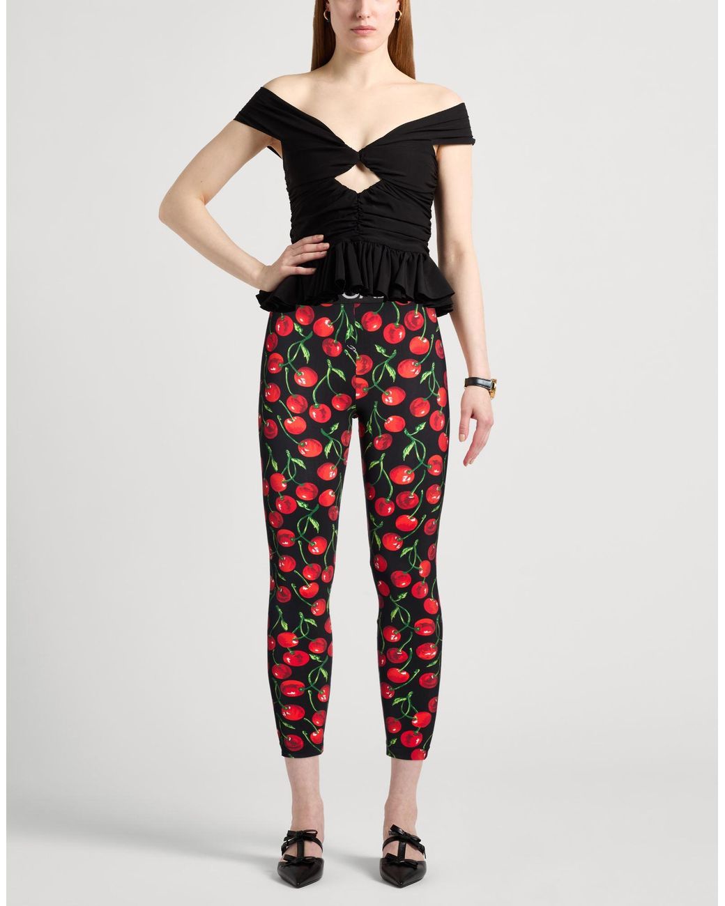 Dolce & Gabbana Red Leggings