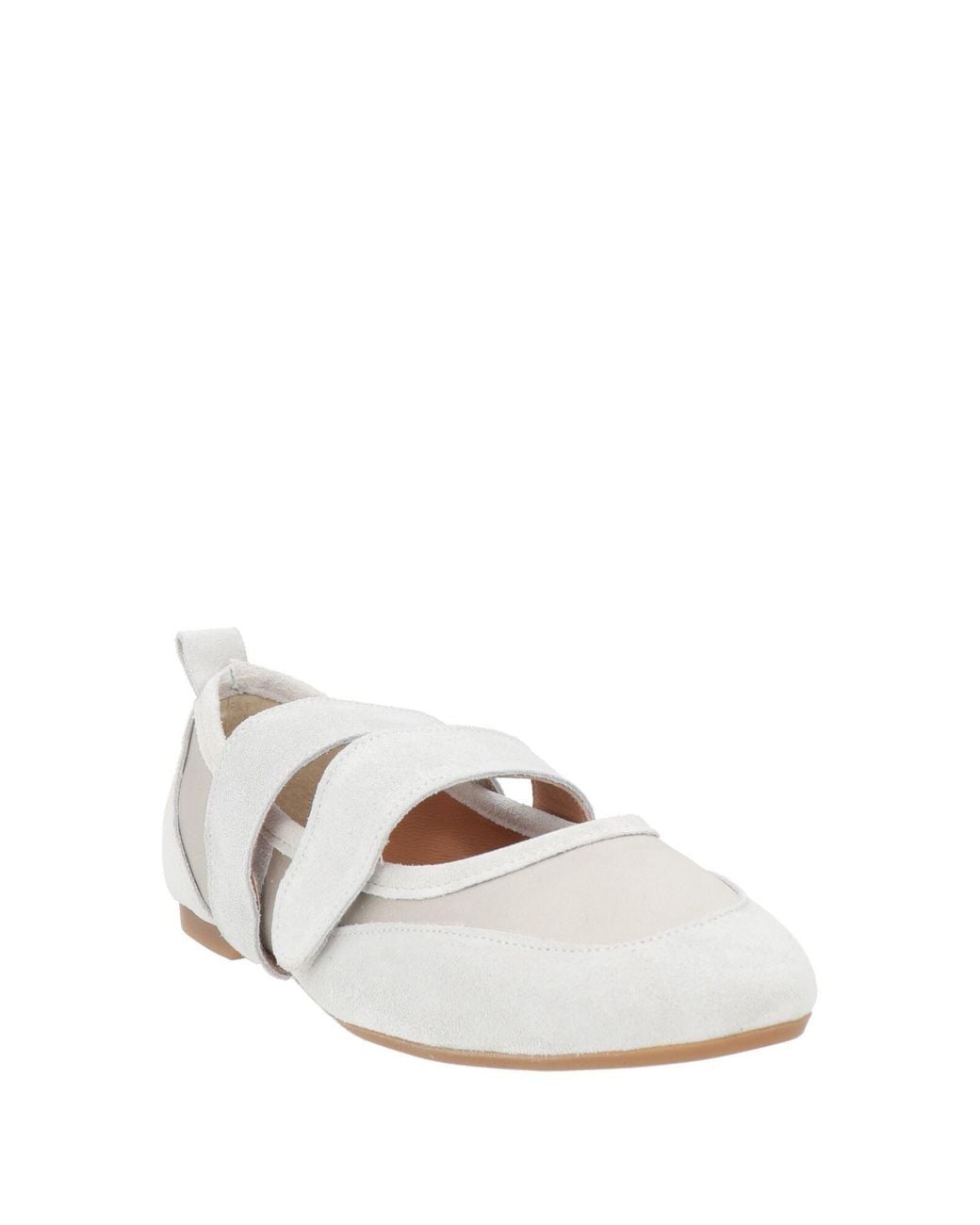 Divine Follie White Ballet Flats