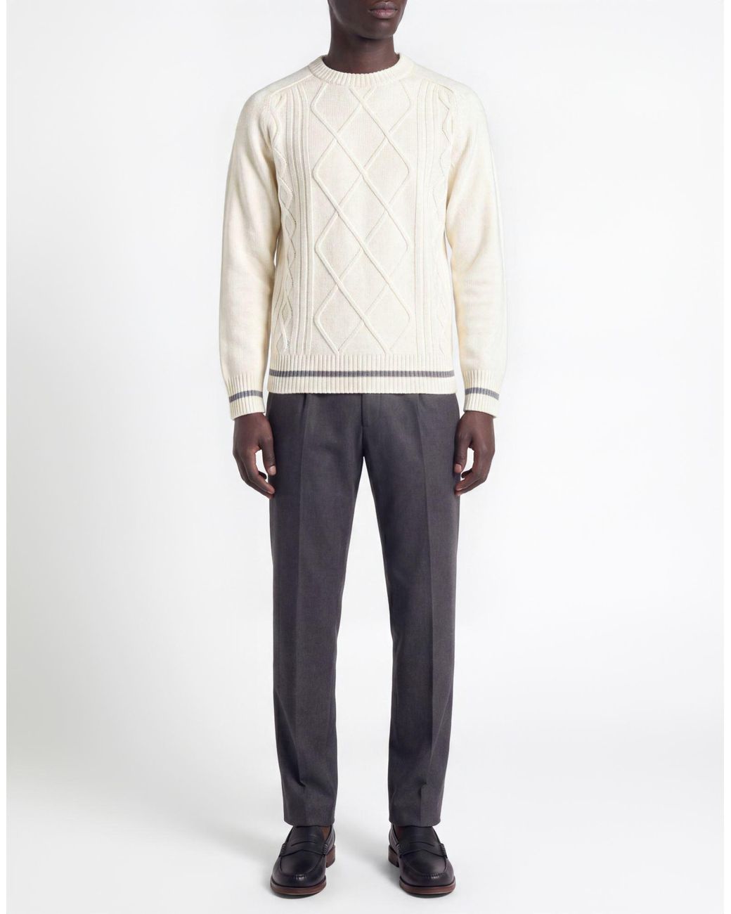 M.Q.J. Pullover in White für Herren