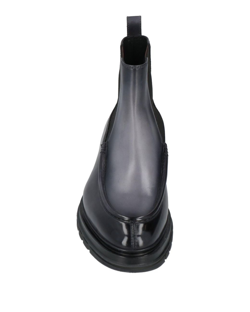 Santoni Black Ankle Boots for men