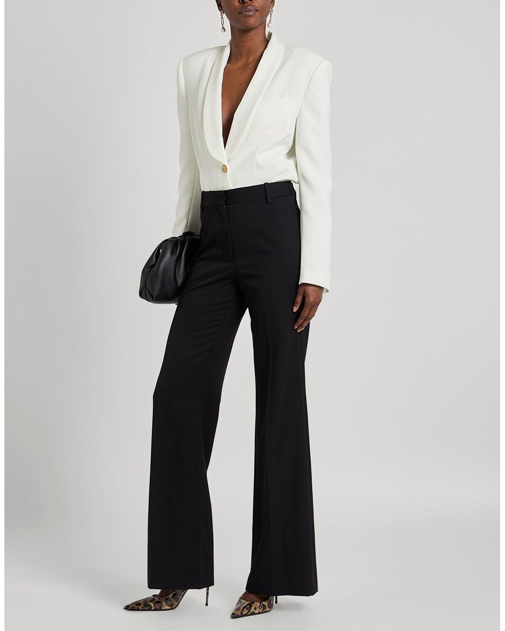 Elisabetta Franchi White Bodysuit Polyester, Elastane, Polyamide