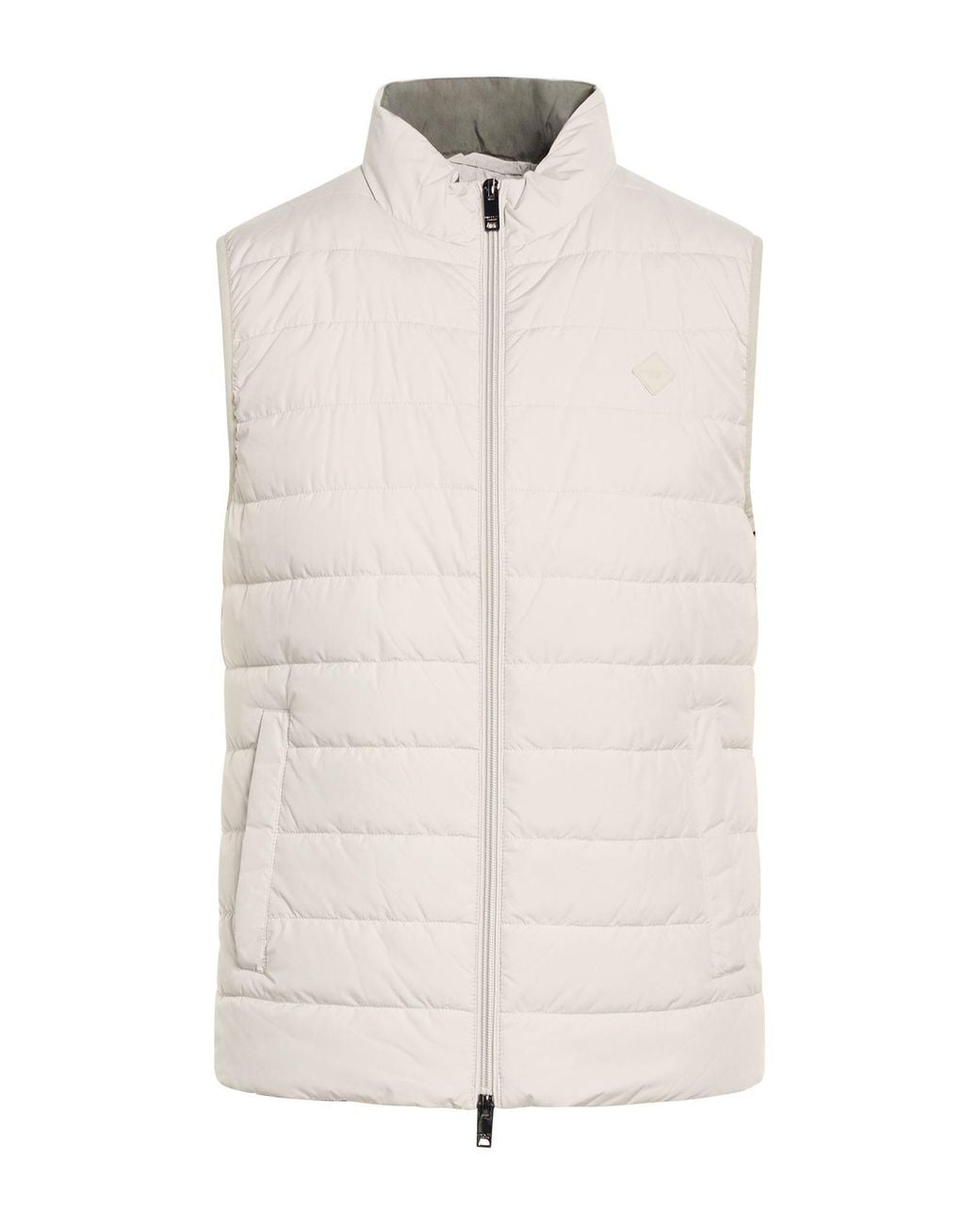Hackett Gray Vest Polyester for men