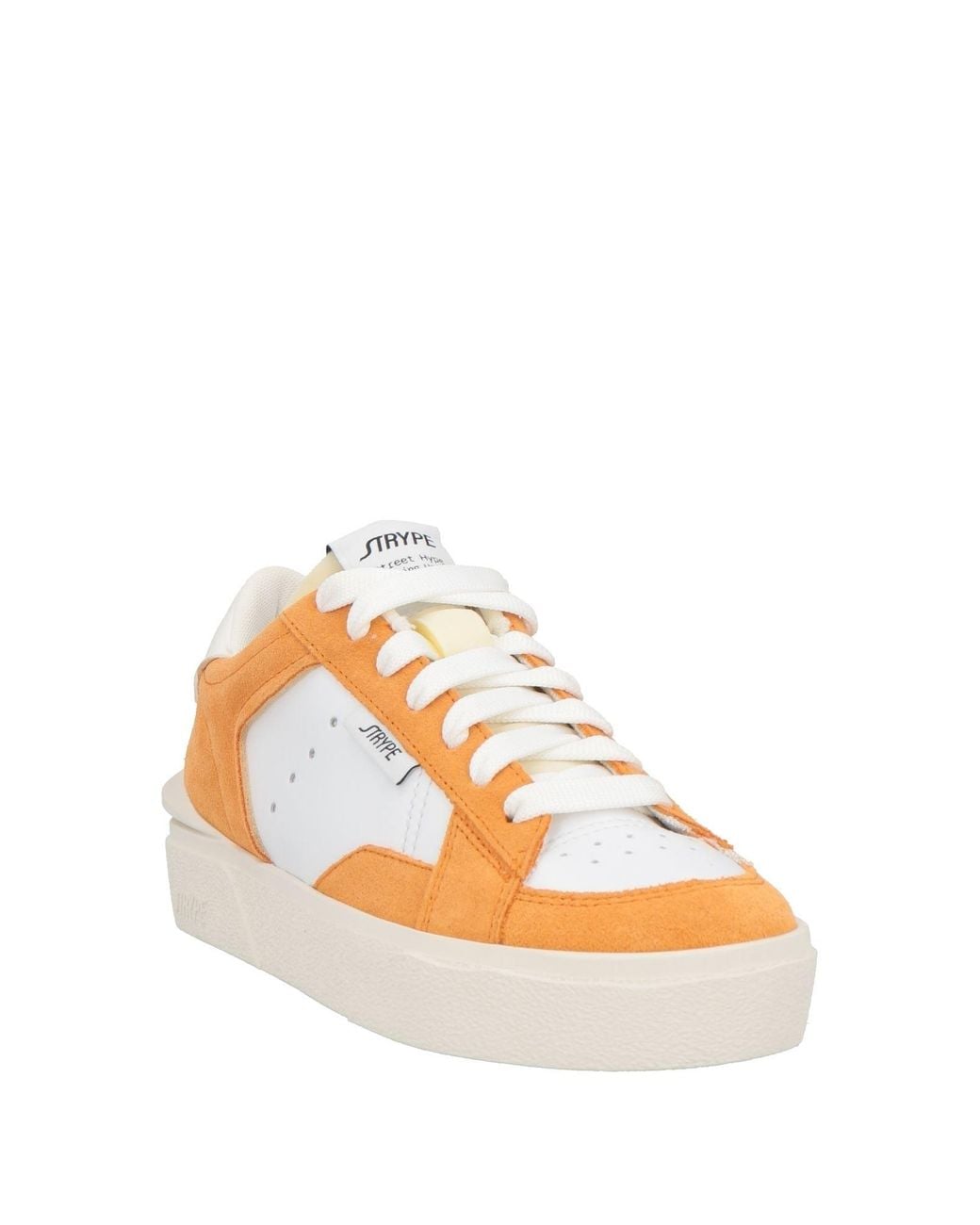 Strype Orange Sneakers