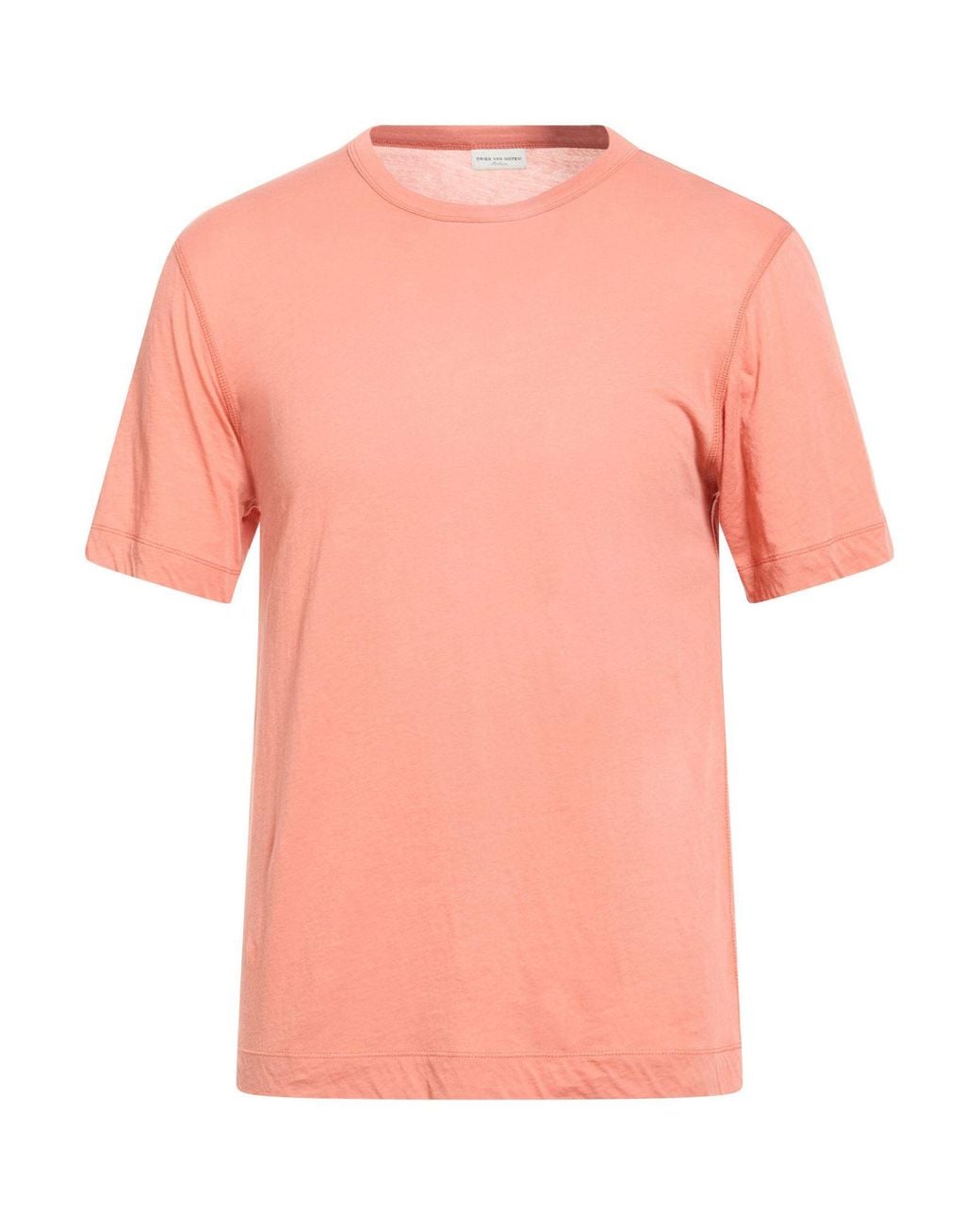 Dries Van Noten Pink T-Shirt Cotton for men