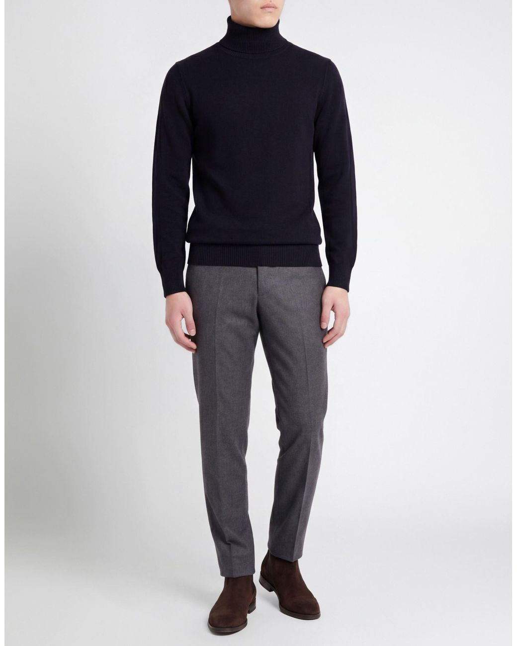 Paolo Pecora Blue Turtleneck for men