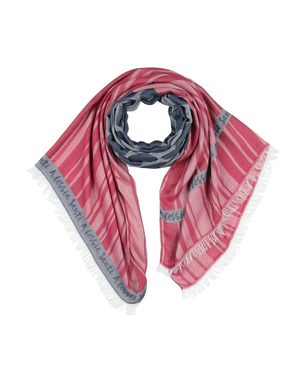 ALESSIA SANTI Pink Scarf Viscose, Modal