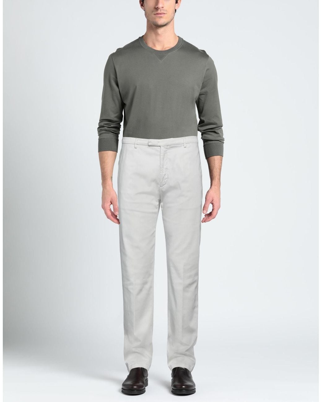 Boglioli Gray Trouser for men