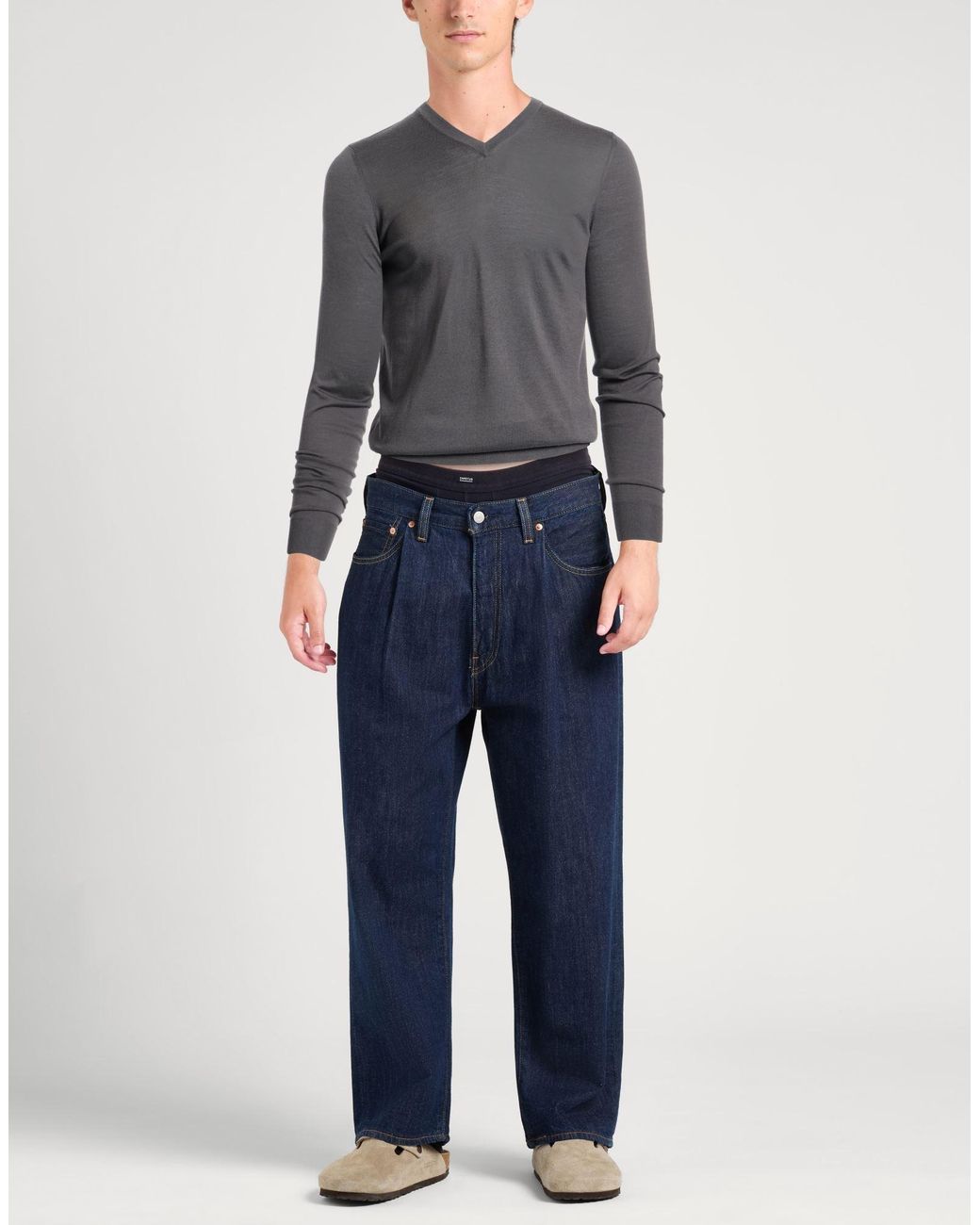 Drumohr Gray Jumper for men