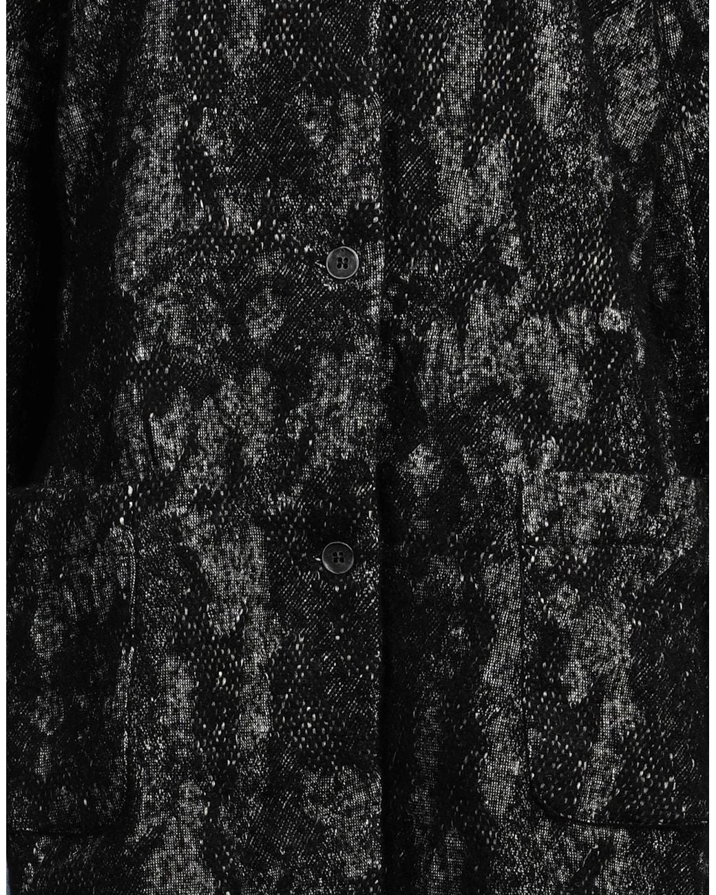 Masnada Black Coat Cotton